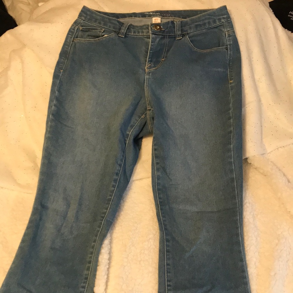 Style and Company blue jeans.